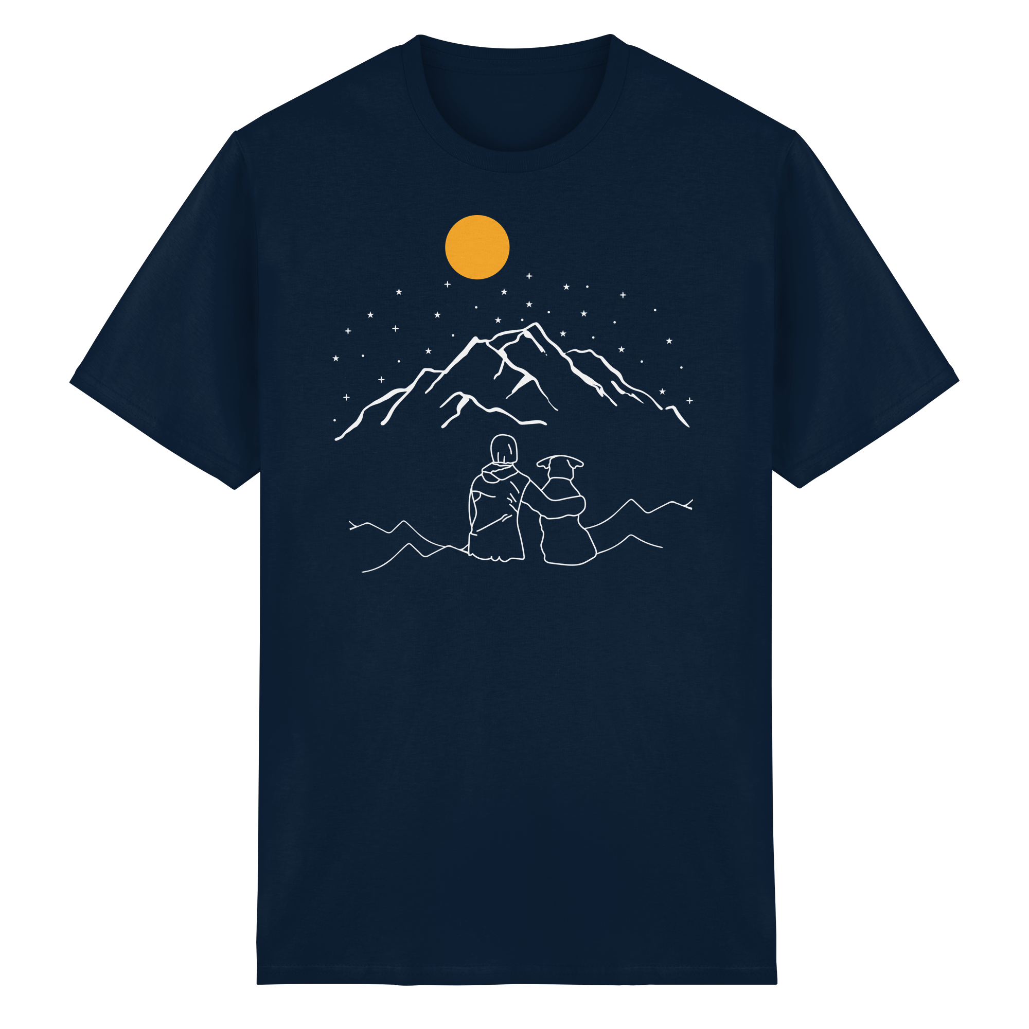 In montagna con il mio cane - T-shirt unisex in cottone biologico