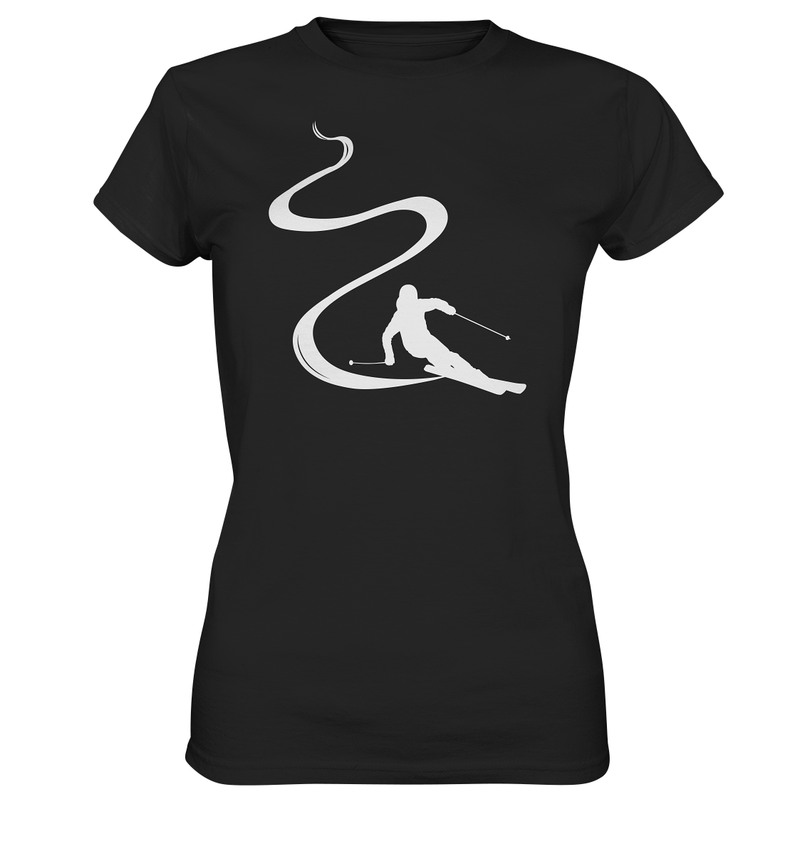 Ski curves - Women's Premium Organic T-Shirt