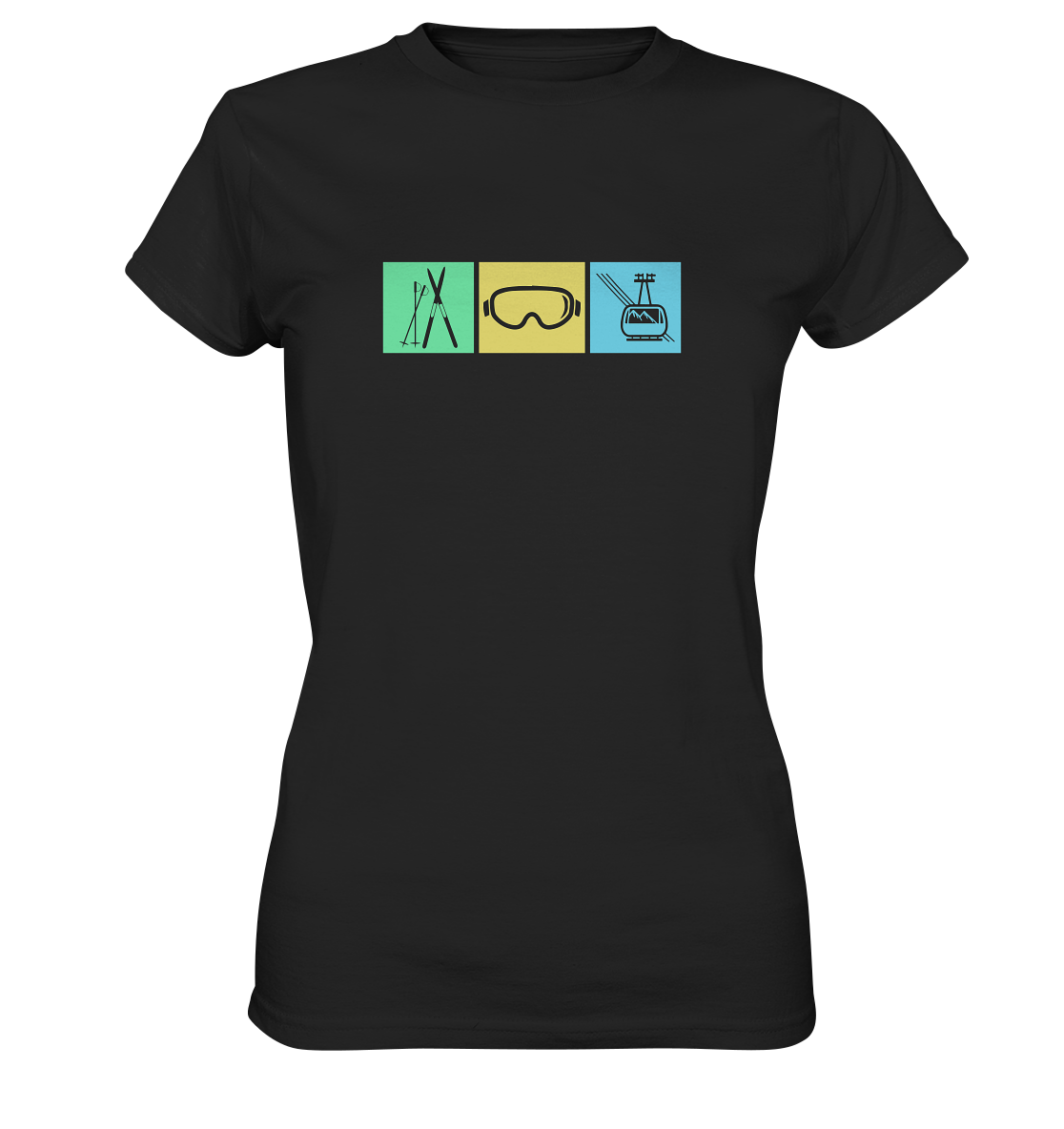 Seggiovia, Sci e Emozioni - Maglietta donna