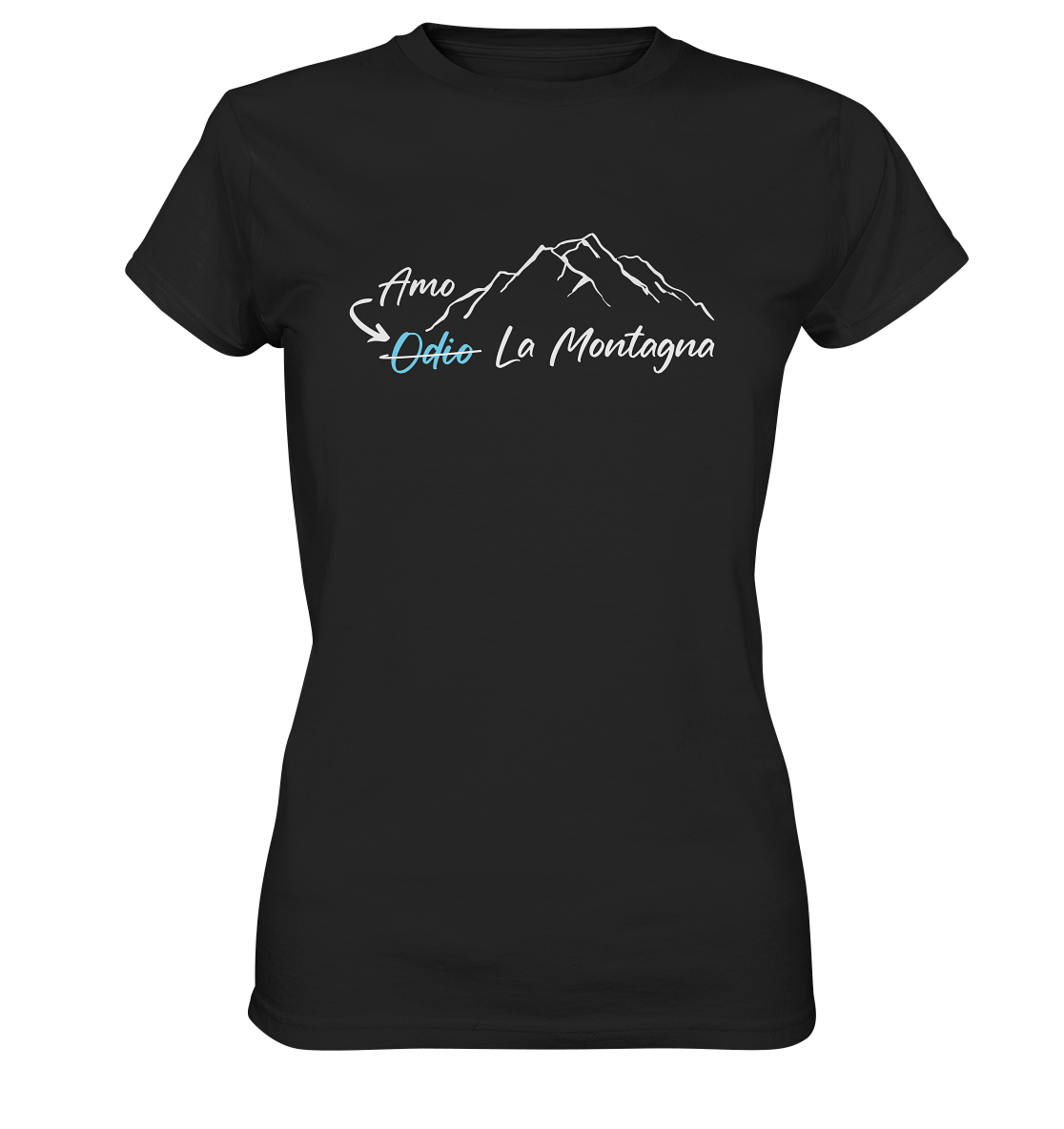 Amo odio la montagna - Women's Premium Organic T-Shirt