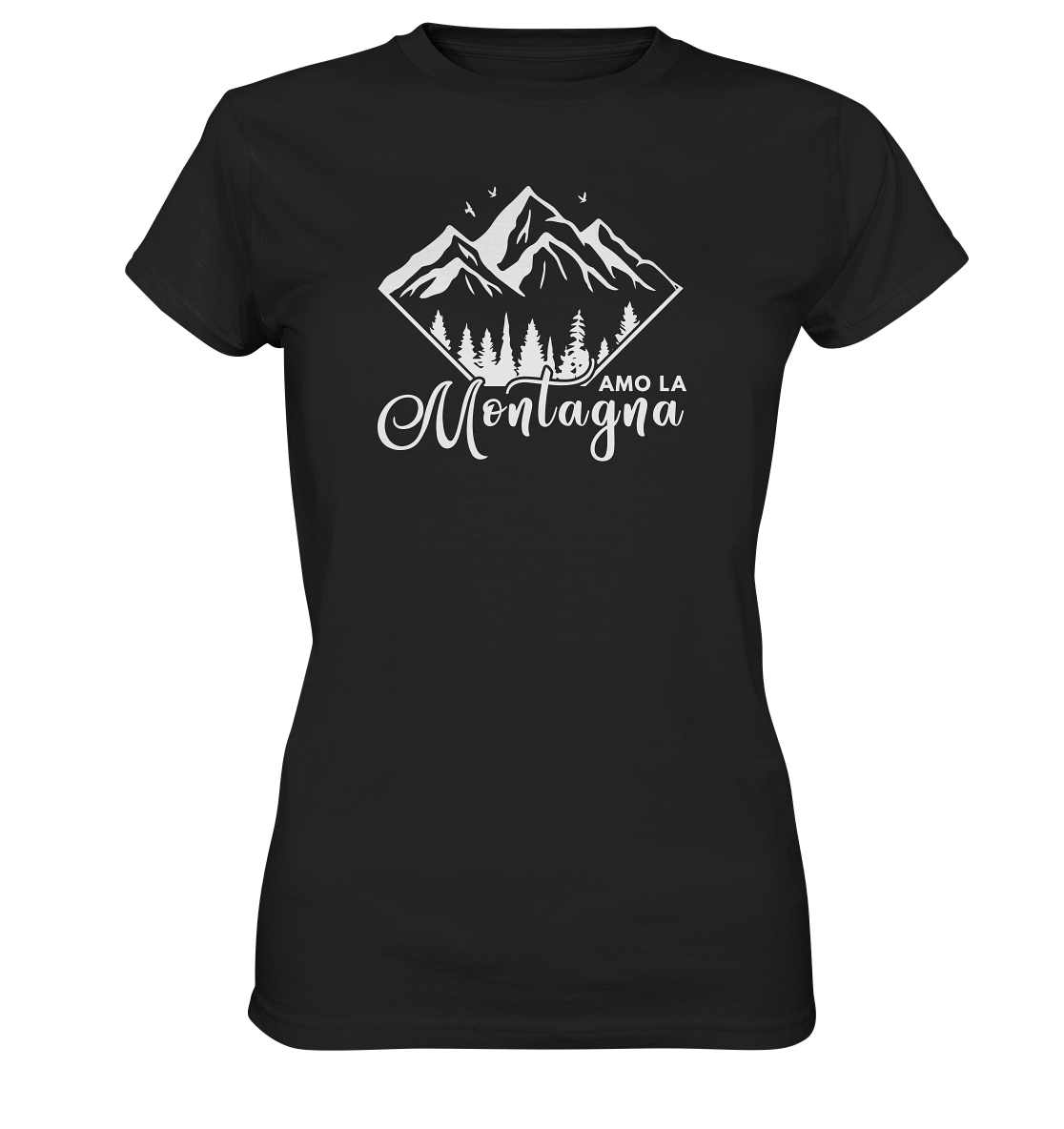 Amo la montagna - Women's Premium Organic T-Shirt