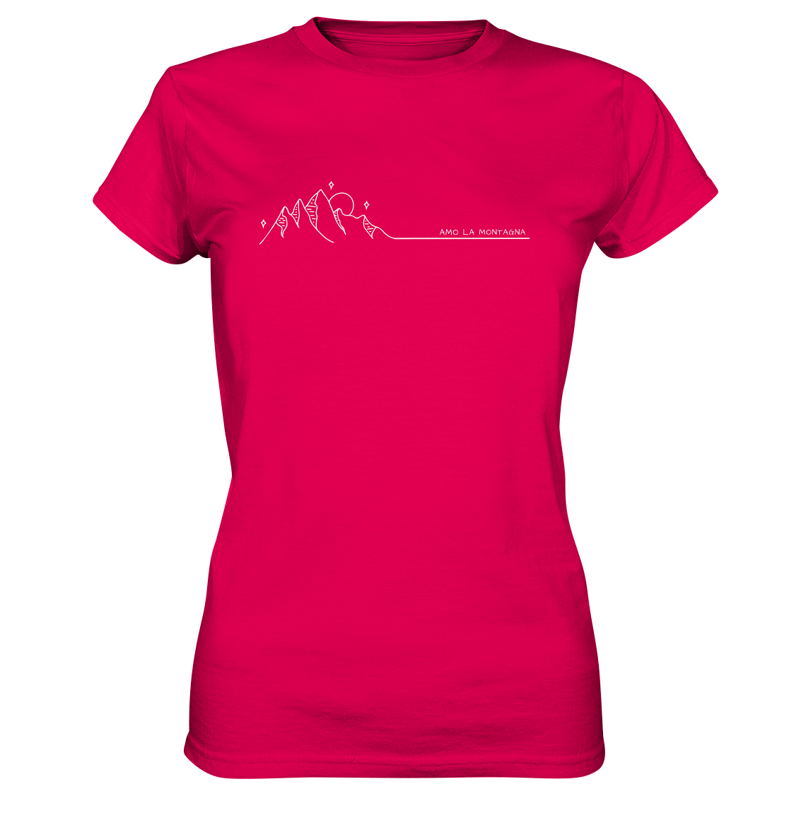 Amo la Montagna semplice - Maglietta donna