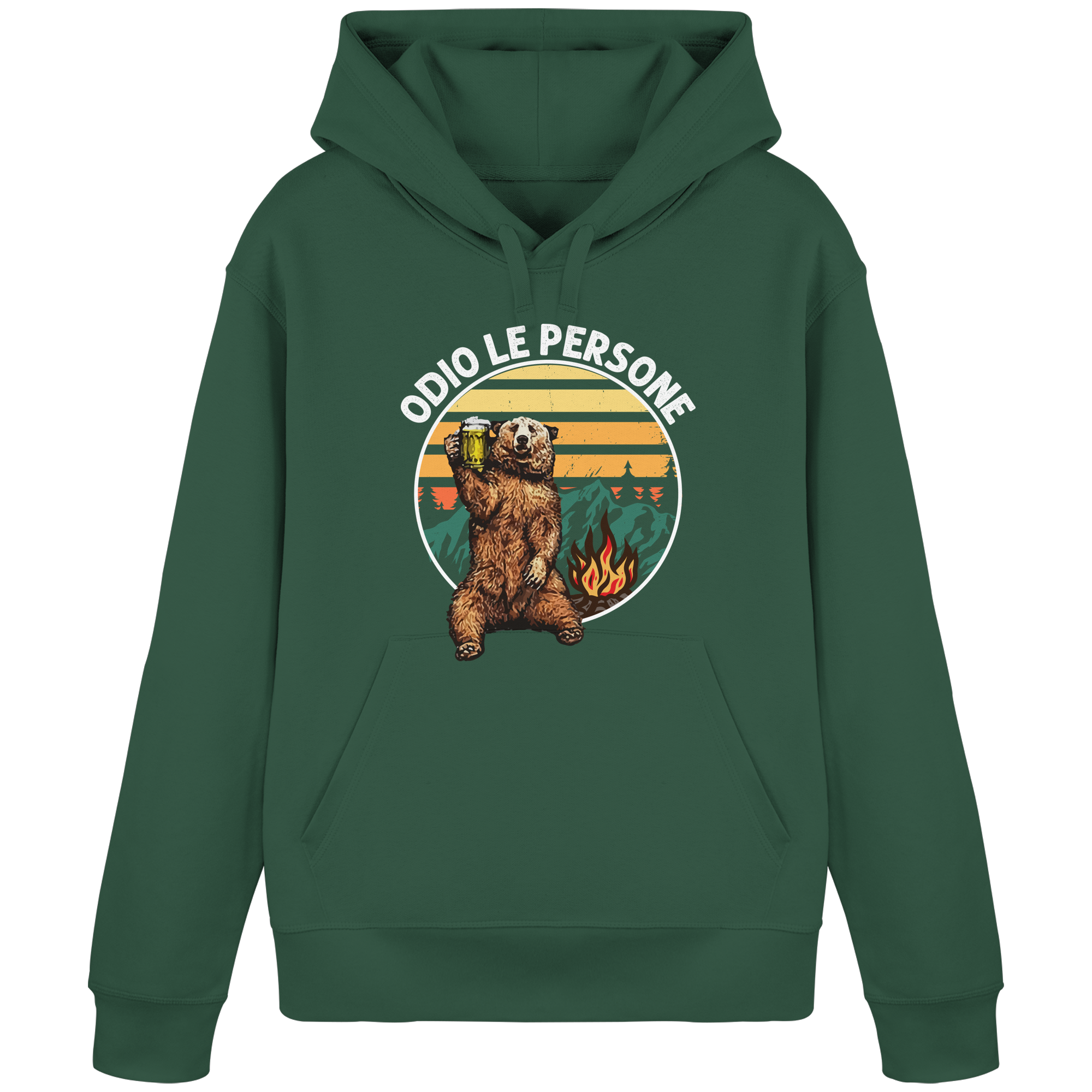 Ich hasse Menschen – Unisex-Sweatshirt aus Bio-Baumwolle