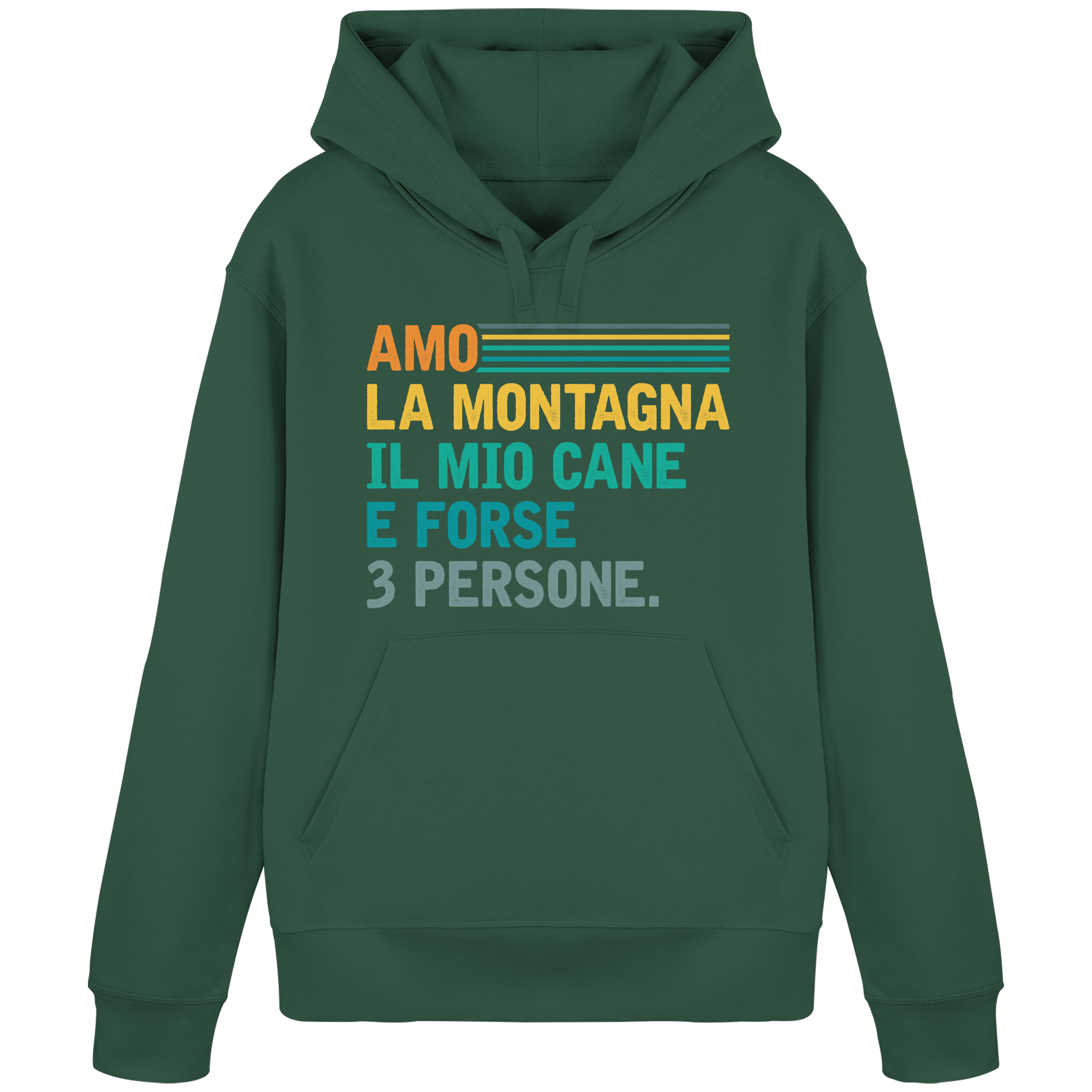 Amo la montagna e il mio cane - Felpa Uomo