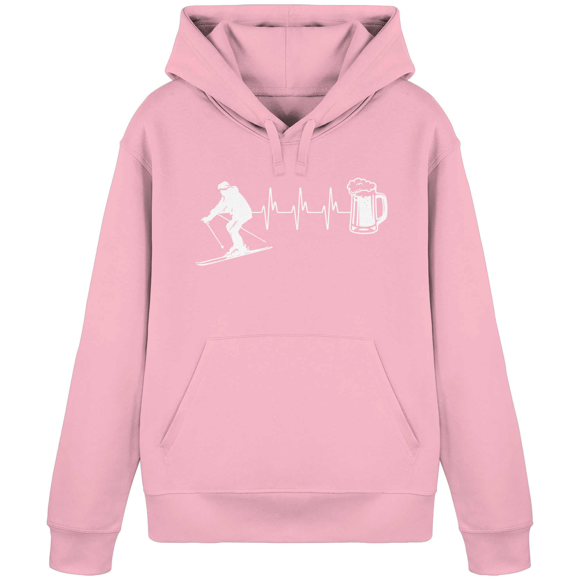 Ski and Beer Battito – Unisex-Sweatshirt aus Bio-Baumwolle