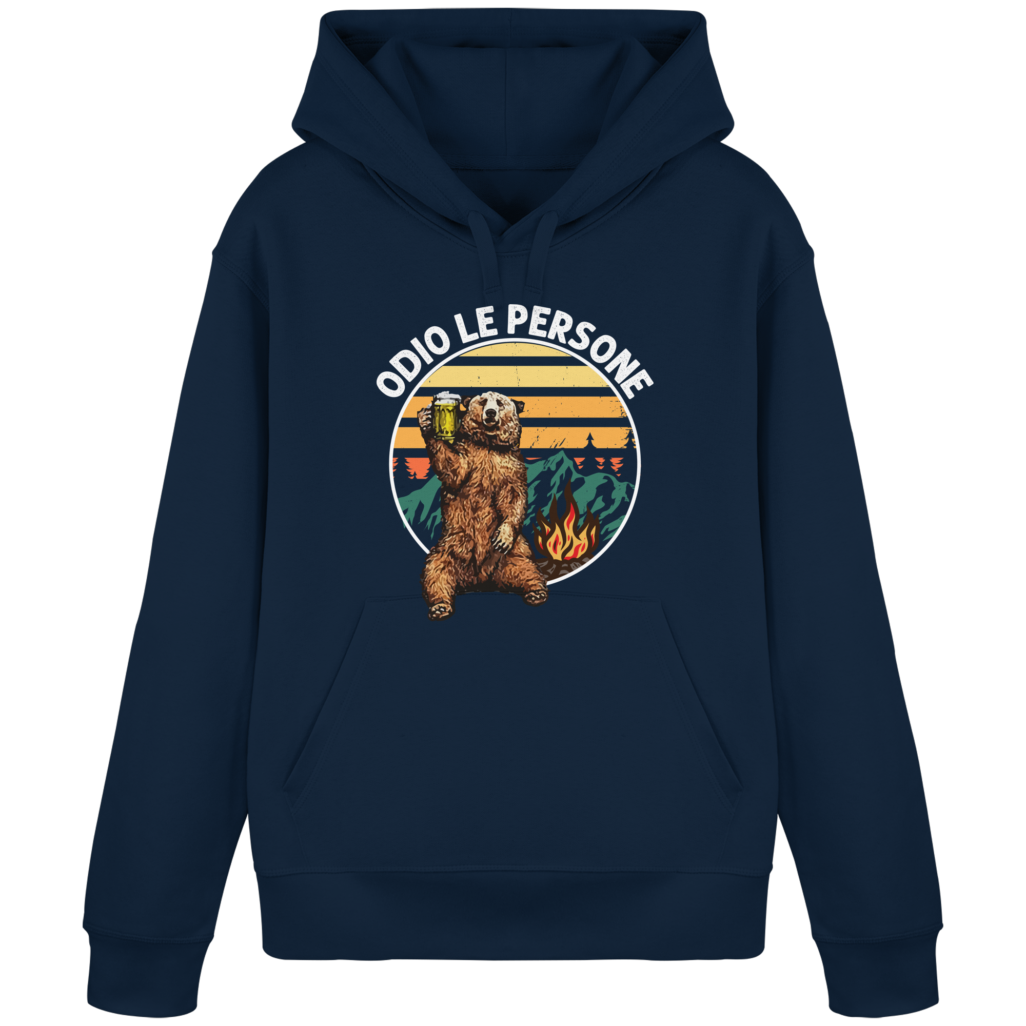 Ich hasse Menschen – Unisex-Sweatshirt aus Bio-Baumwolle