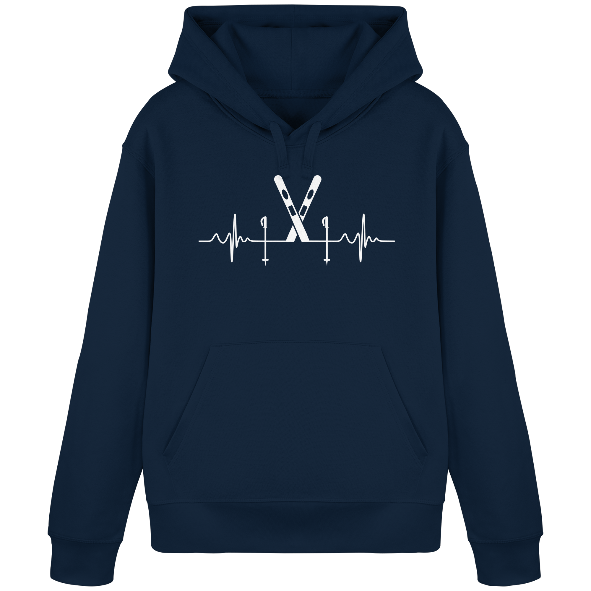 Battito sci - Felpa unisex in cottone biologico