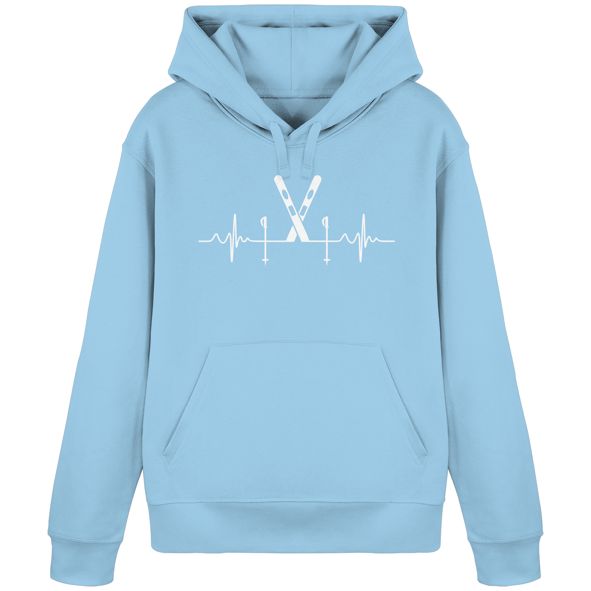 Battito sci - Felpa unisex in cottone biologico