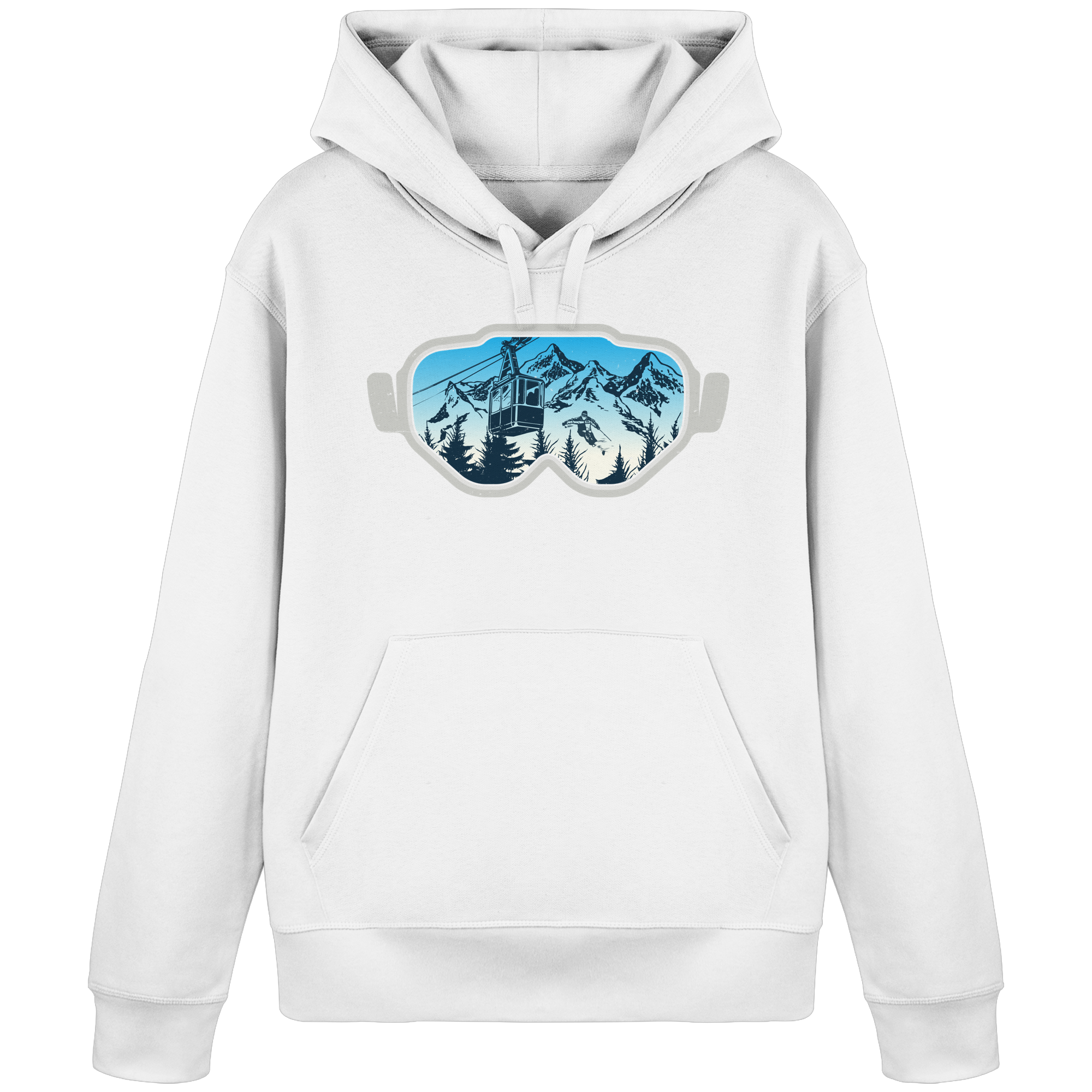 Occhiali da sci - Felpa unisex in cottone biologico