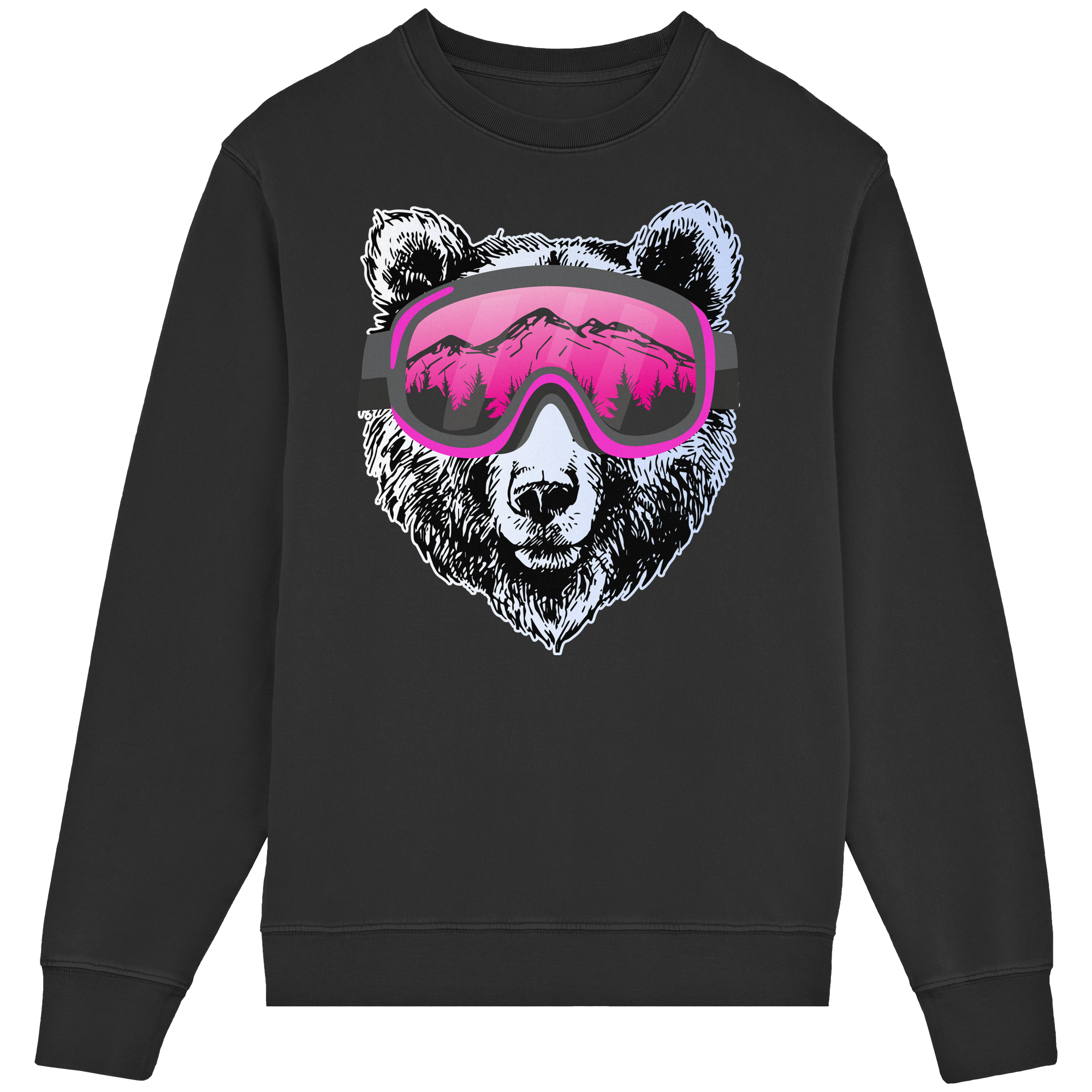 Orso Ski Donna - Unisex-Rundhalsausschnitt aus Bio-Baumwolle