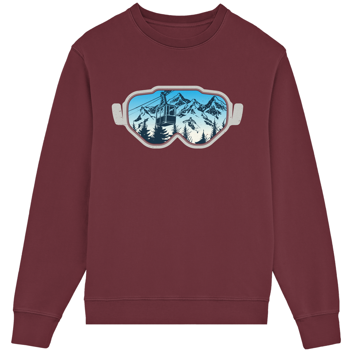 Occhiali da sci - Crewneck unisex in cottone biologico