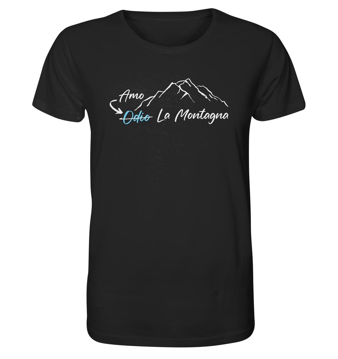 Amo Odio la montagna - Men's Premium Organic T-Shirt