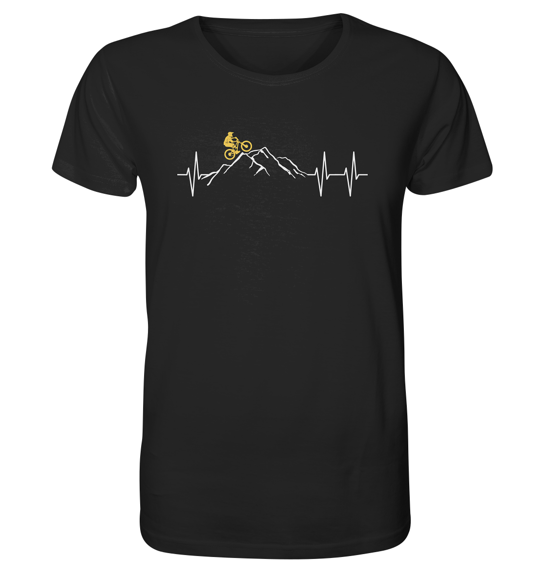 In montagna con la mia bici - Men's Premium Organic T-Shirt