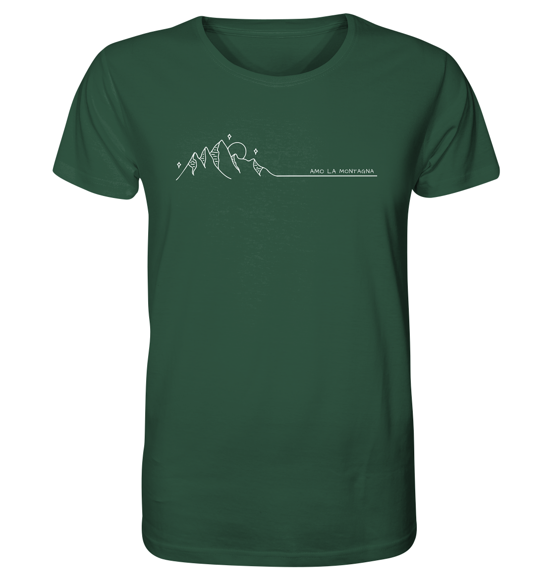 Amo la montagna semplice - Men's Premium Organic T-Shirt