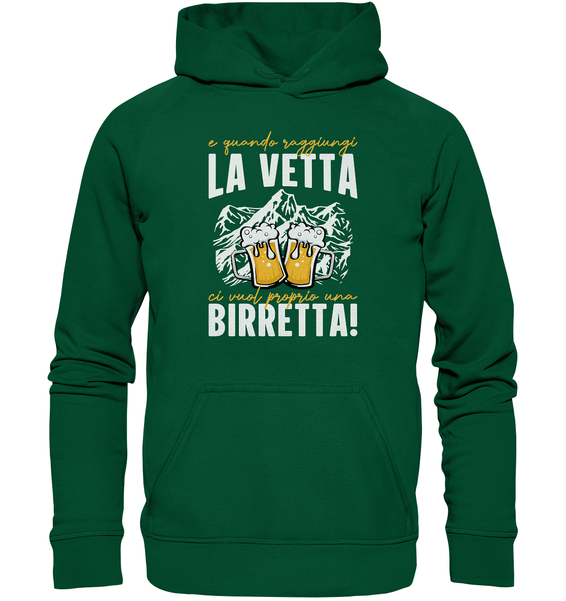 E quando raggiungi la vetta - Felpa uomo