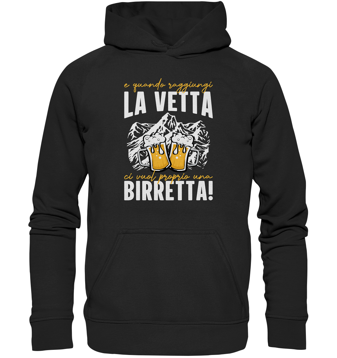 E quando raggiungi la vetta - Felpa uomo