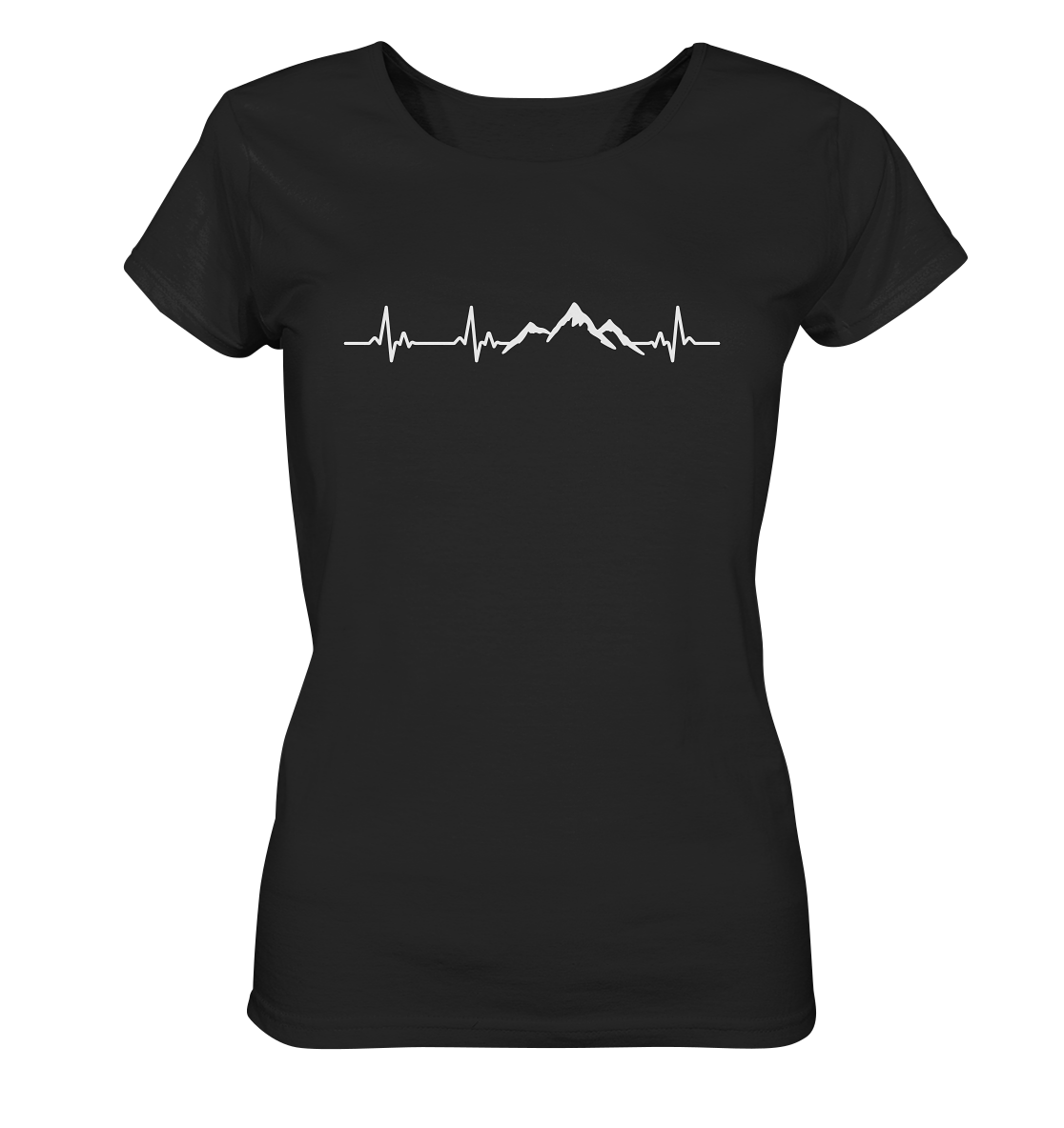 Battito montagna - T-shirt Donna in Cotone Biologico