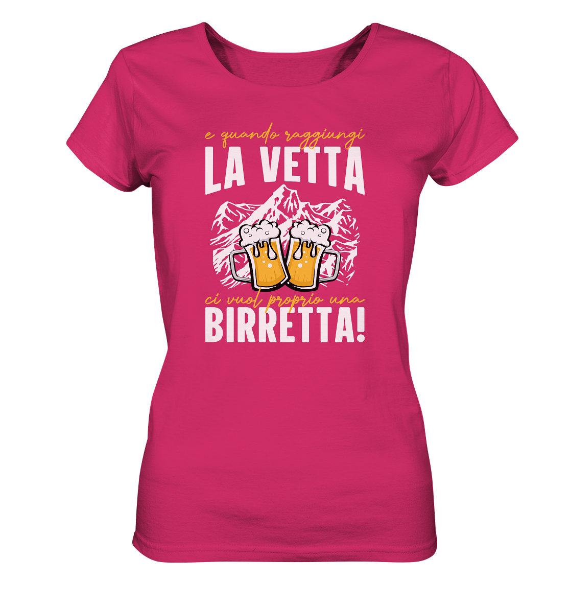 E quando raggiungi la vetta - T-shirt Donna in Cotone Biologico