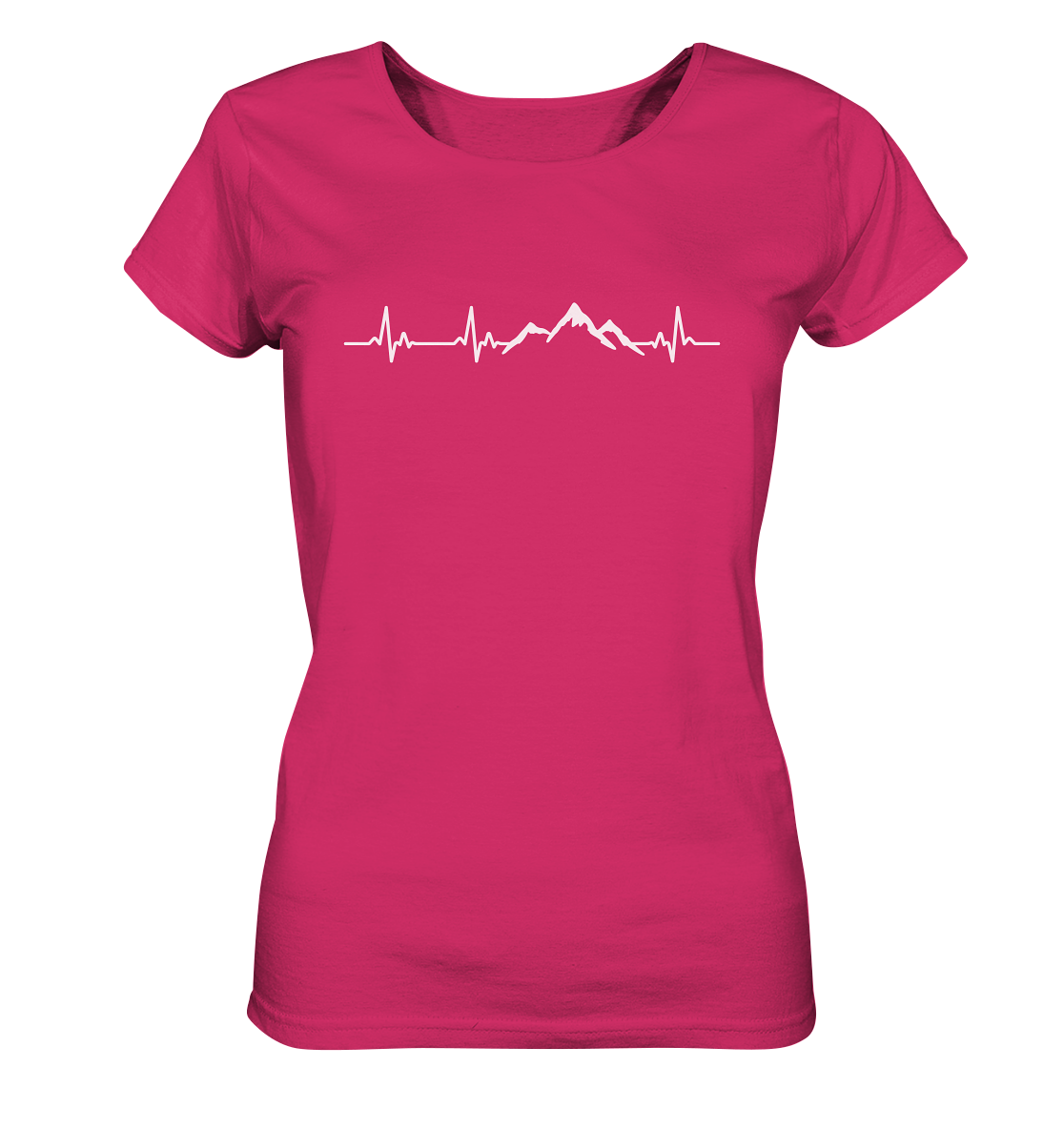 Battito Montagna - T-shirt Donna in Cotone Biologico