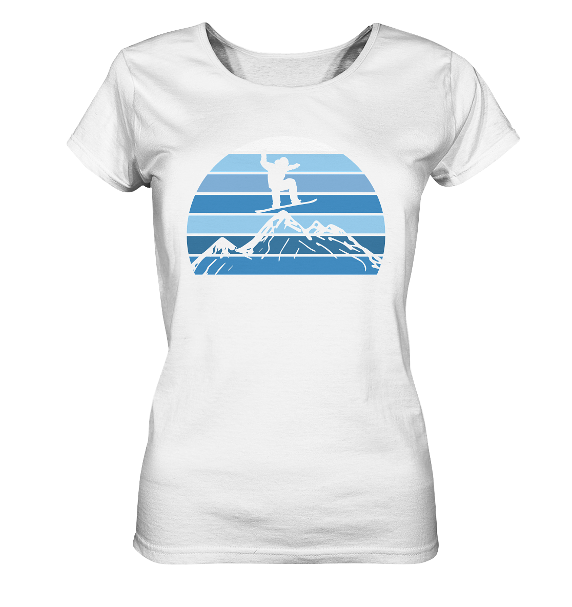 Snowboard - T-shirt Donna in Cotone Biologico