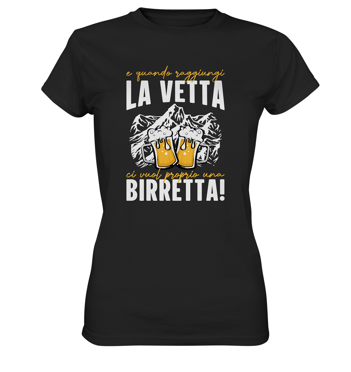 E quando raggiungi la vetta - T-shirt Donna in Cotone Biologico