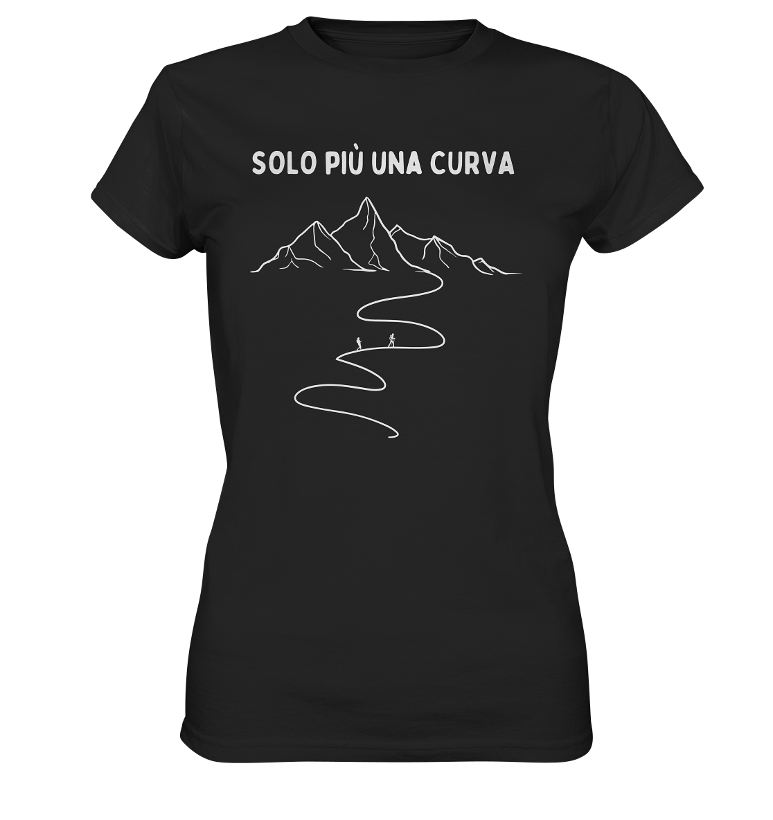Solo più una curva - T-shirt Donna in Cotone Biologico