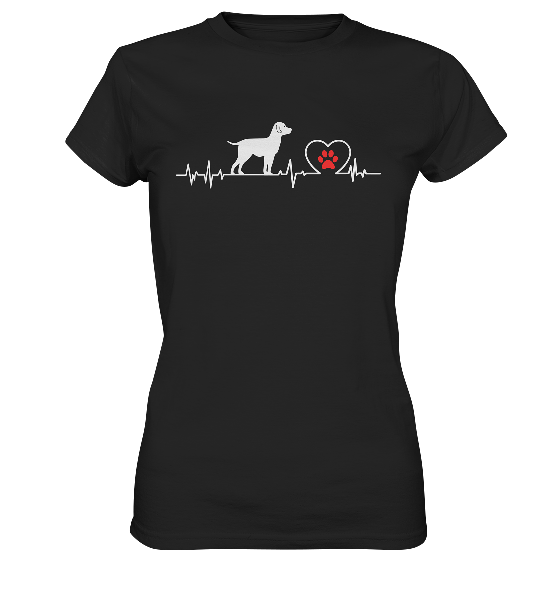 Battito della zampa del cane - T-shirt Donna in Cotone Biologico