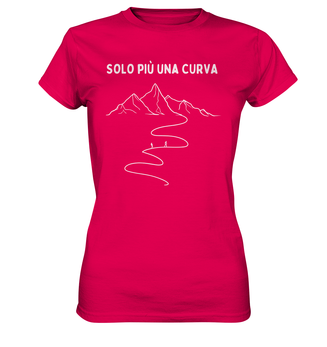 Solo più una curva - T-shirt Donna in Cotone Biologico