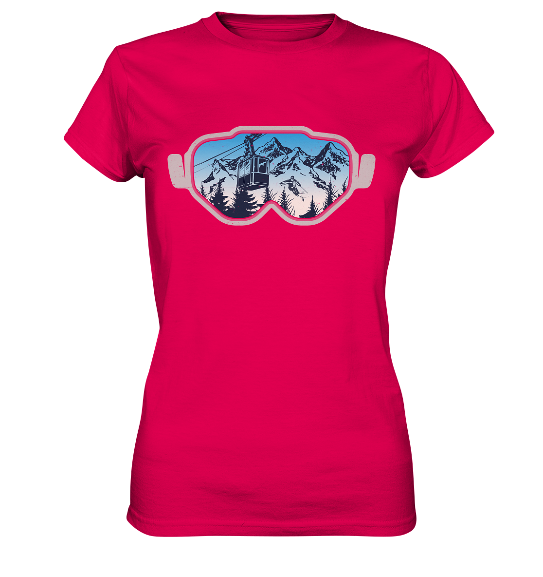 Occhiali da sci - T-shirt Donna in Cotone Biologico