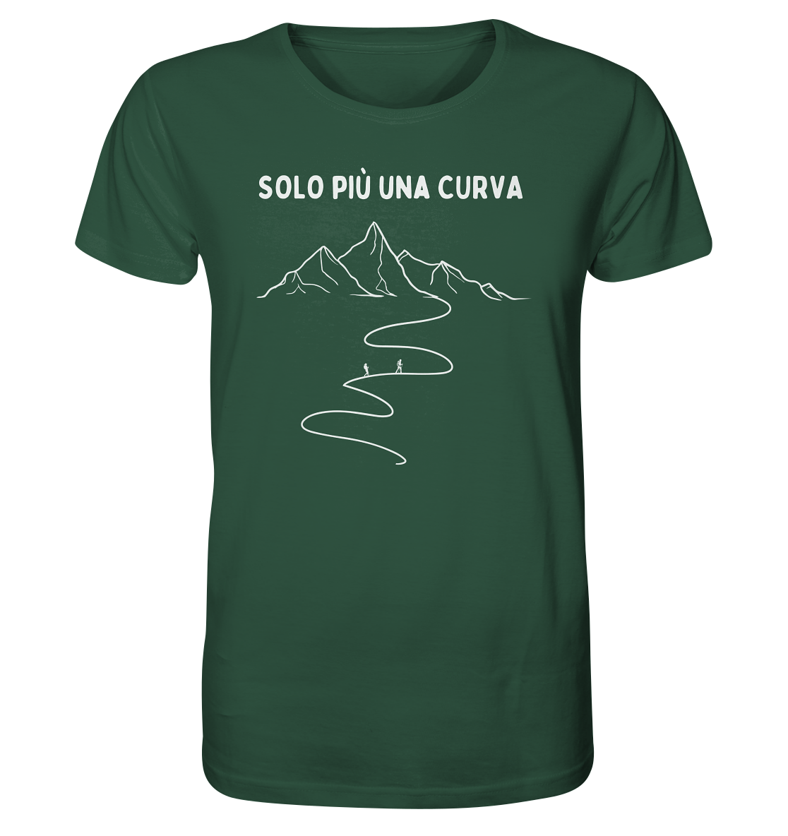 Solo più una curva - T-shirt Uomo in Cotone Biologico