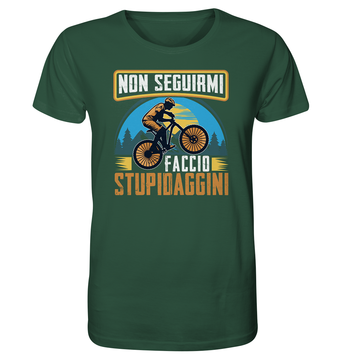 Non seguirmi faccio stupidaggini - T-shirt Uomo in Cotone Biologico