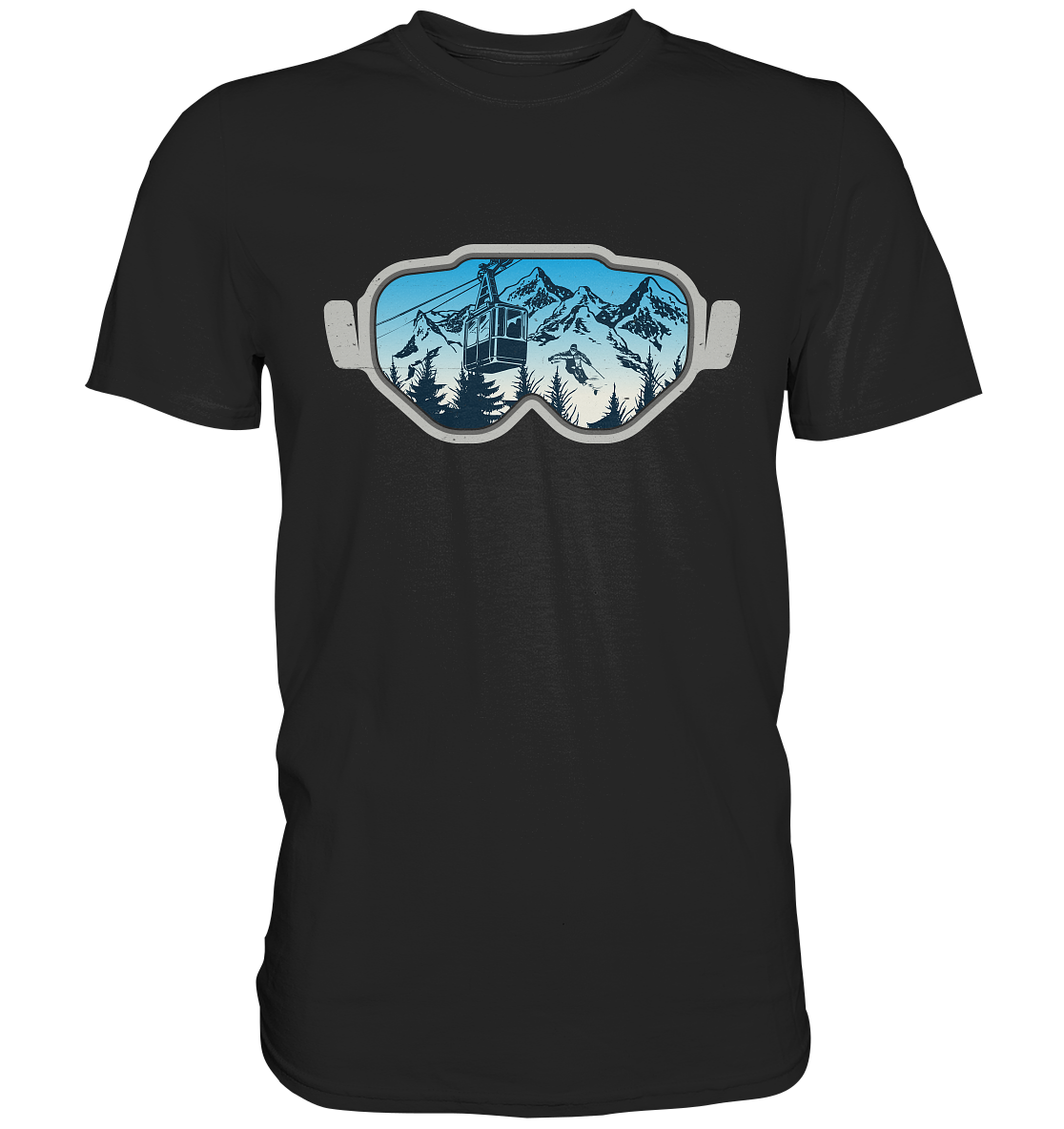 Occhiali da sci - T-shirt Uomo in Cotone Biologico