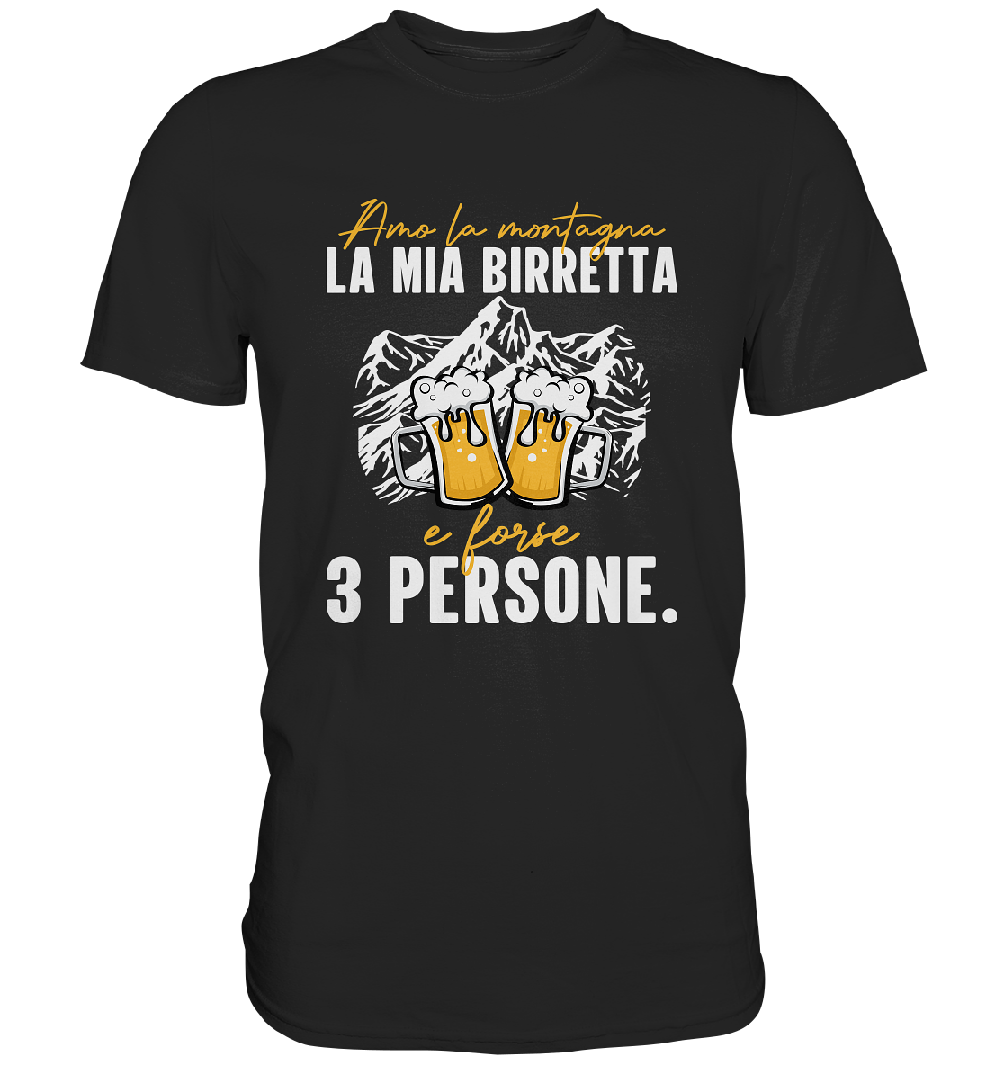 Amo La Montagna e la mia birretta - Mondo Dolomiti