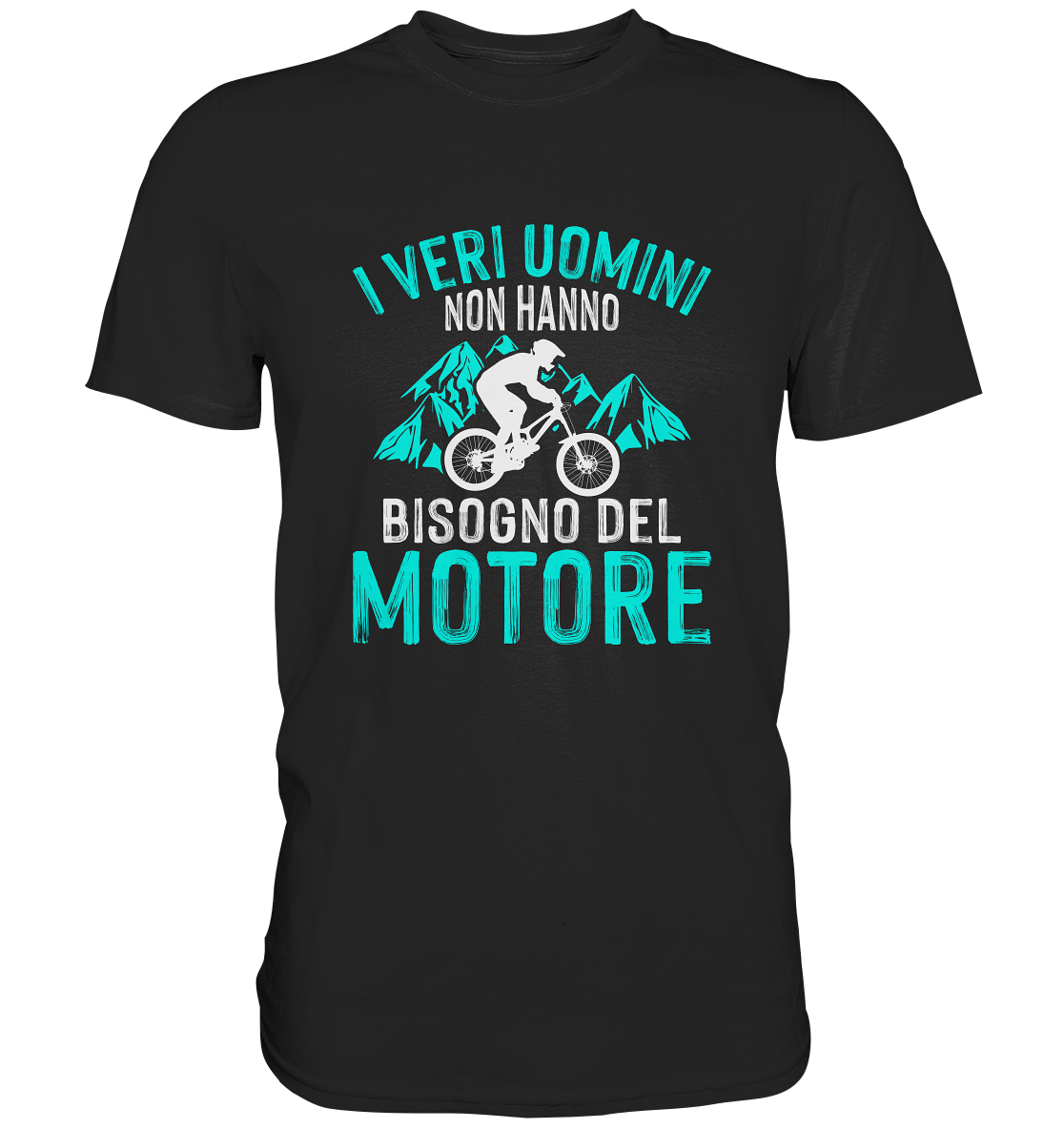 I veri uomini non hanno bisogno del motore - Maglietta Uomo