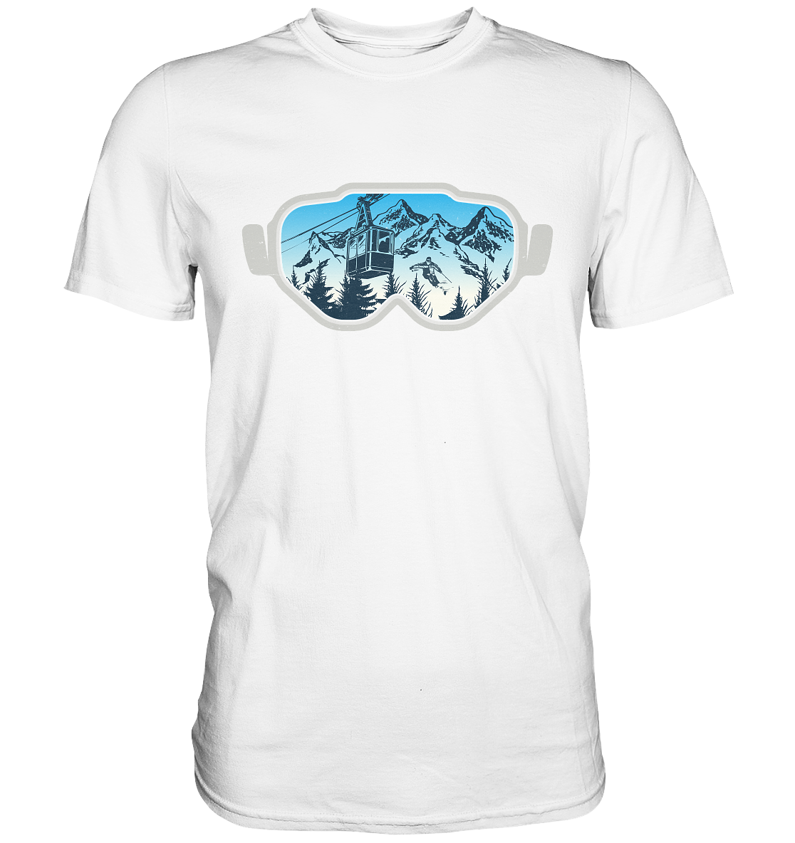 Occhiali da sci - T-shirt Uomo in Cotone Biologico