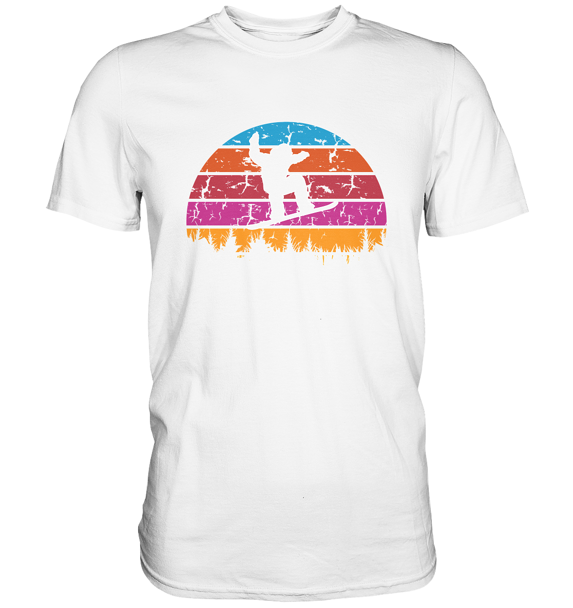 Snowboard - T-shirt Uomo in Cotone Biologico