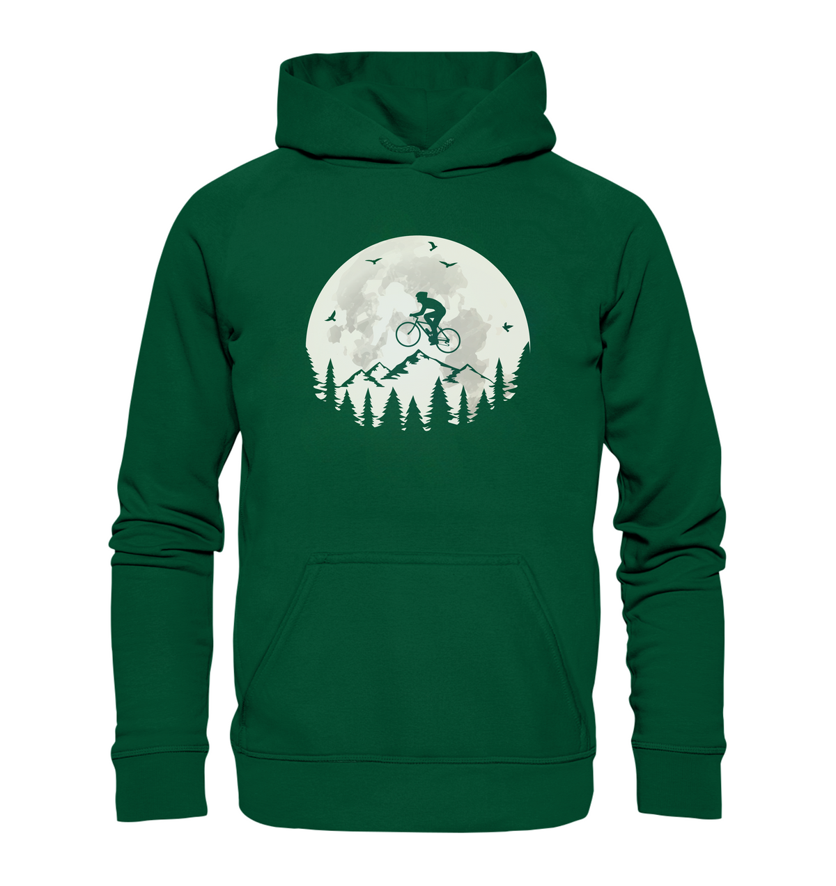 Bici e luna - Men's hoodie