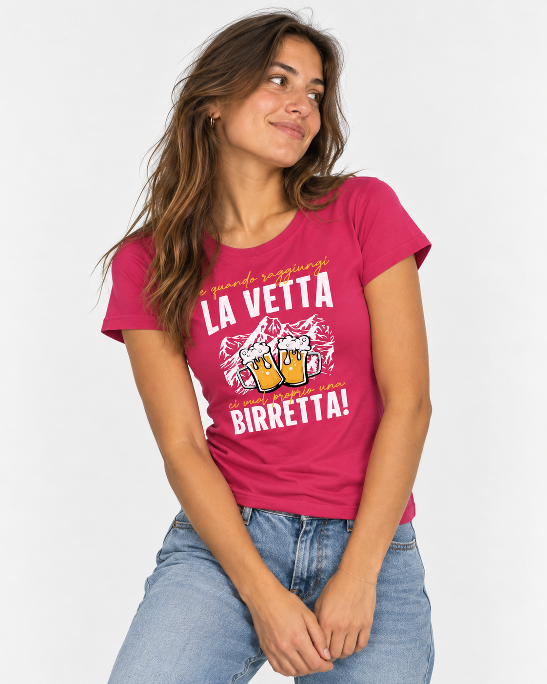E quando raggiungi la vetta - T-shirt Donna in Cotone Biologico