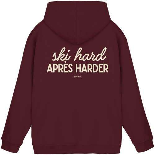 Ski hard, apres harder - Basic Unisex Hoodie
