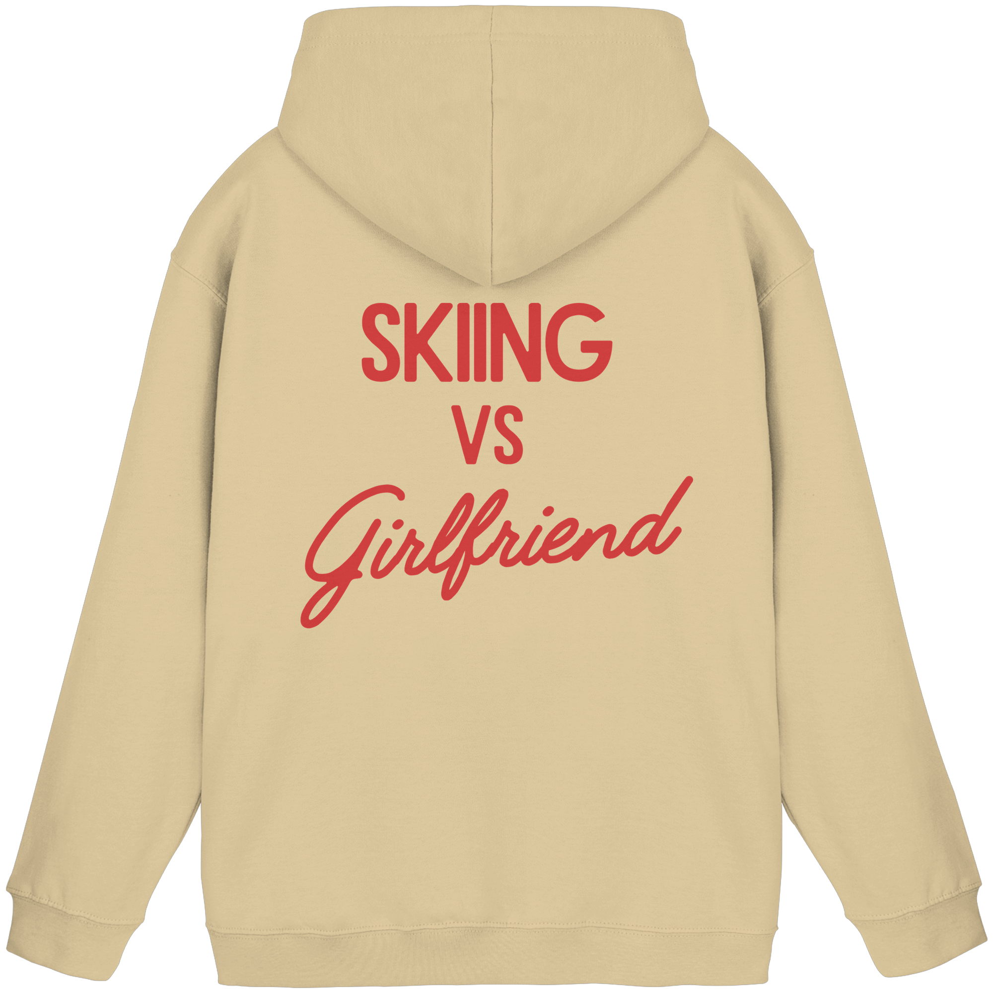 Skifahren vs. Freundin – Basic Unisex Hoodie