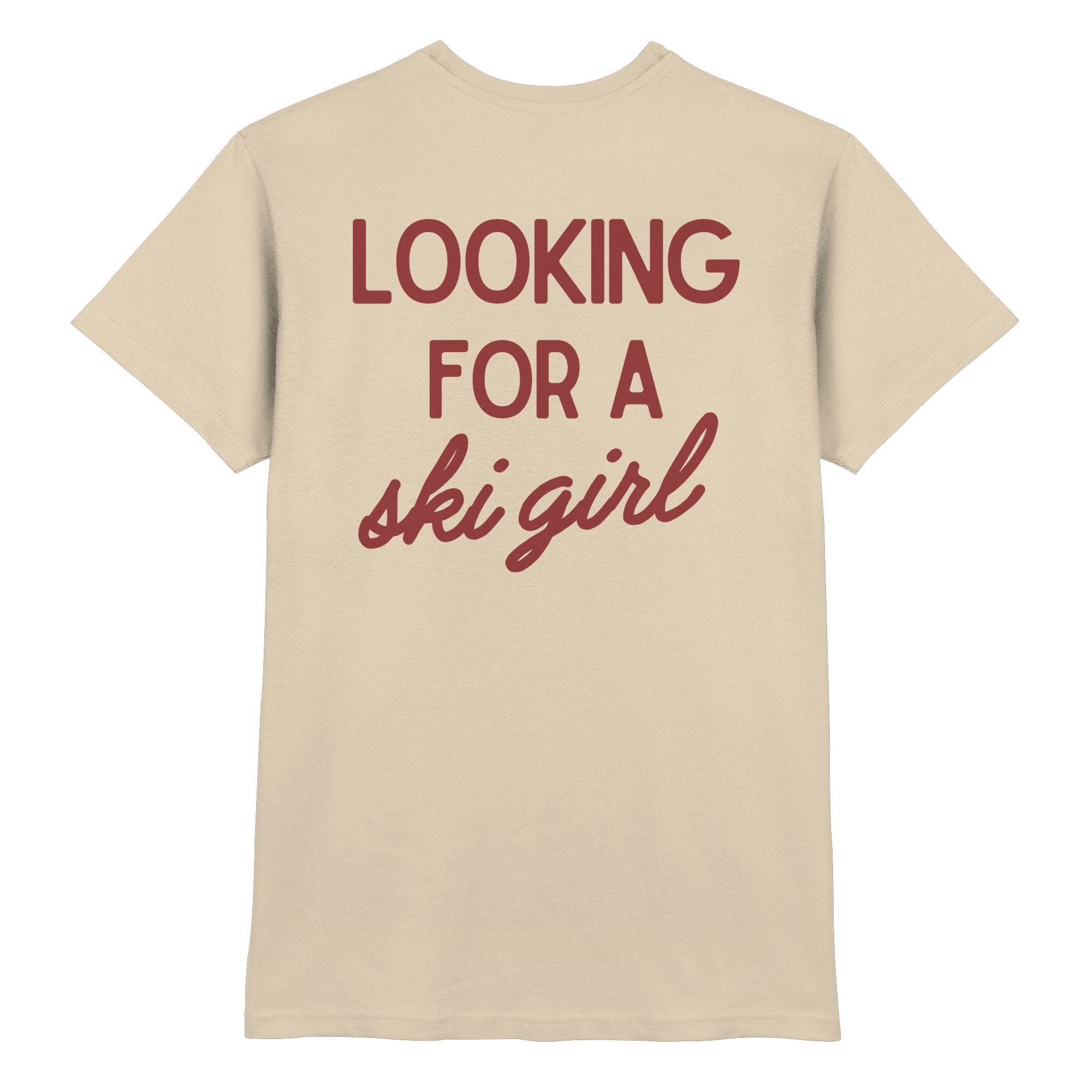 Suche ein Skimädchen - Premium-Shirt