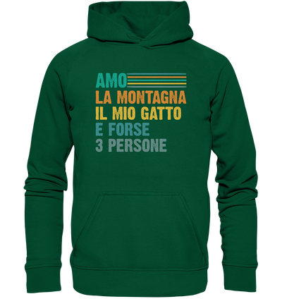 Ich liebe die Berge und meine Katze – Herren-Sweatshirt