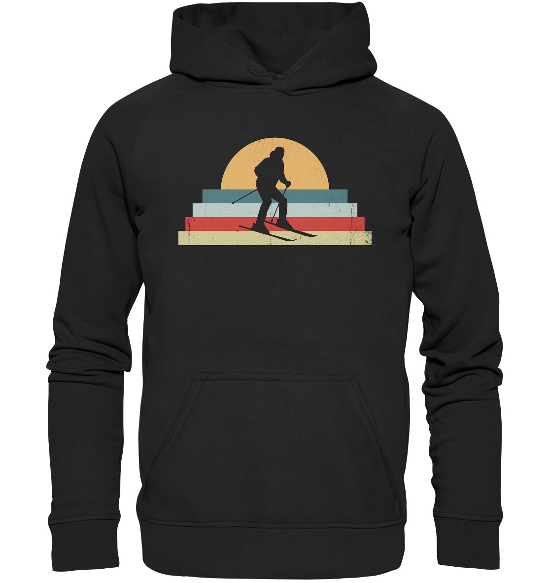 Ski Sunset - Men's hoodie