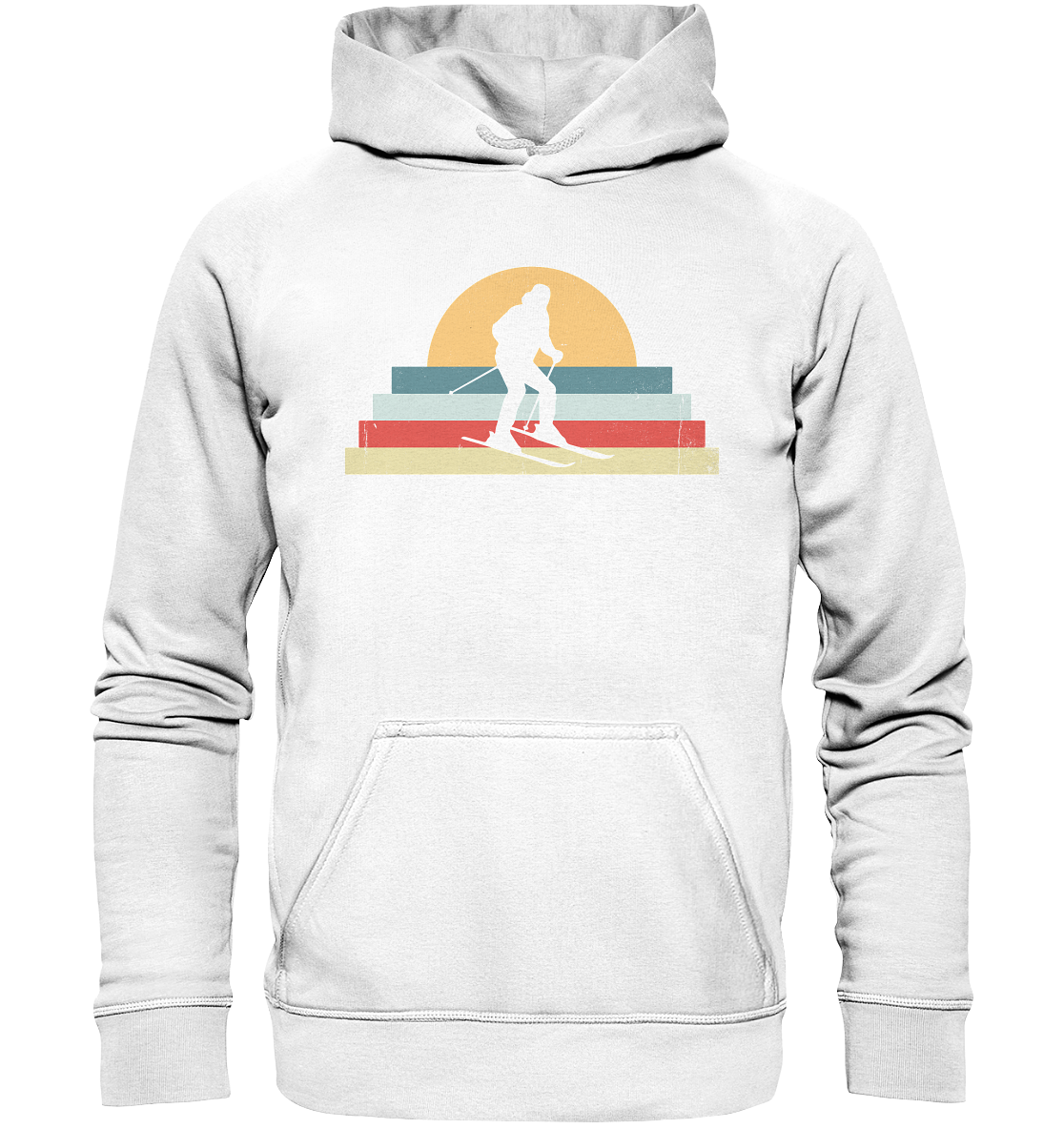 Ski Sunset - Men's hoodie