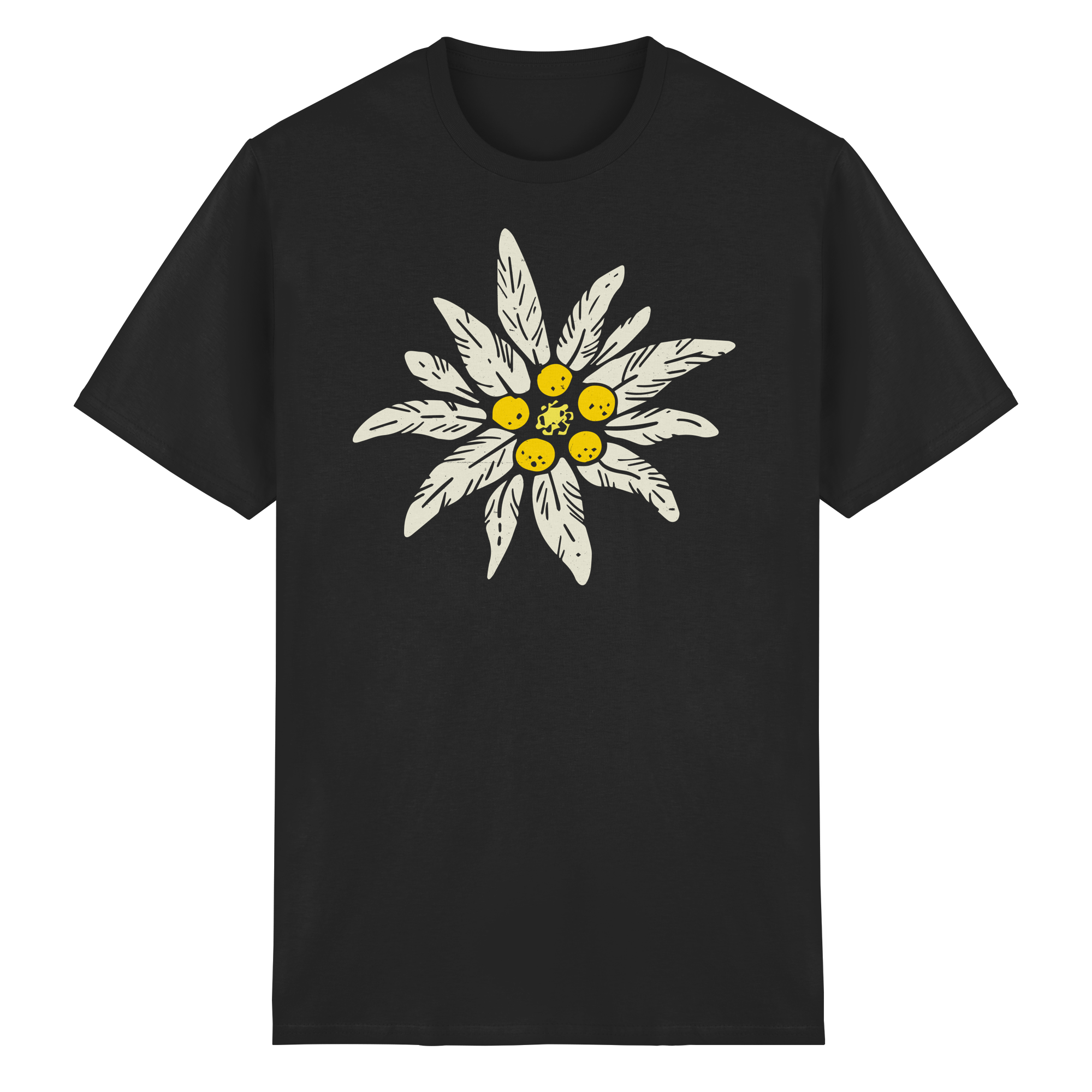 Stella alpina - T-Shirt unisex in cottone biologico