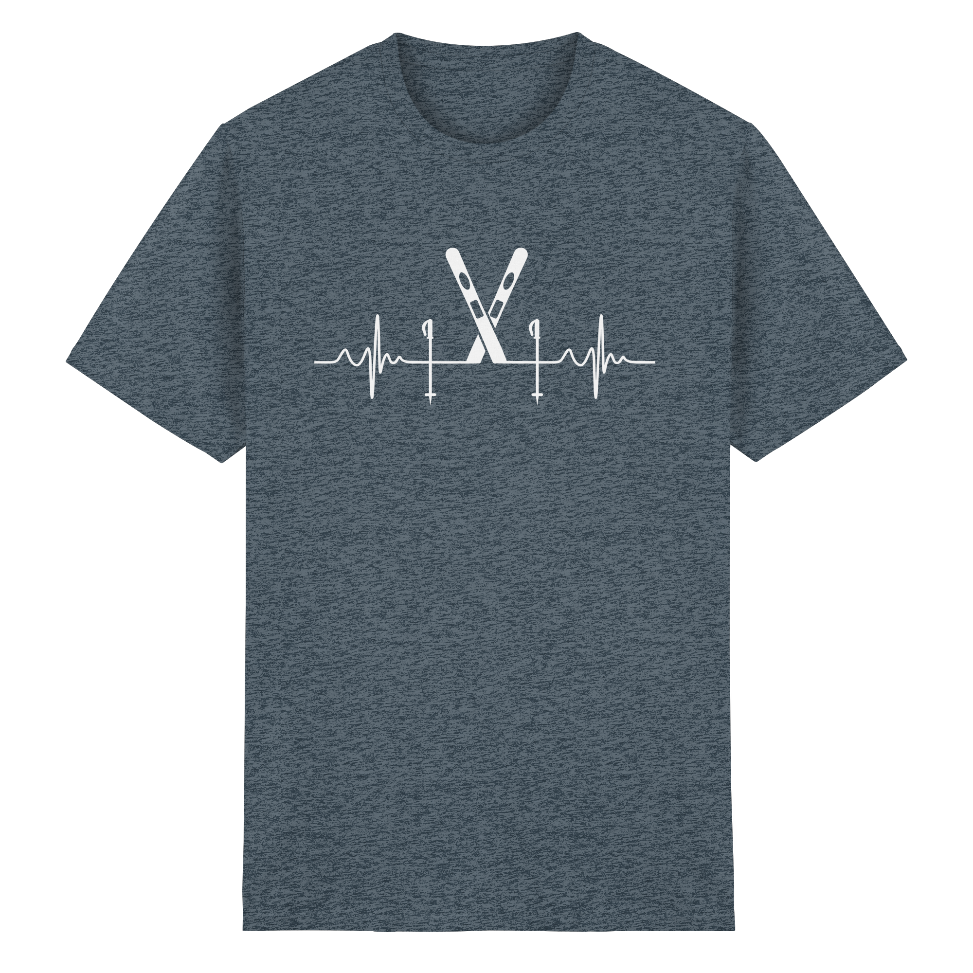 Battito sci - T-Shirt unisex in cottone biologico