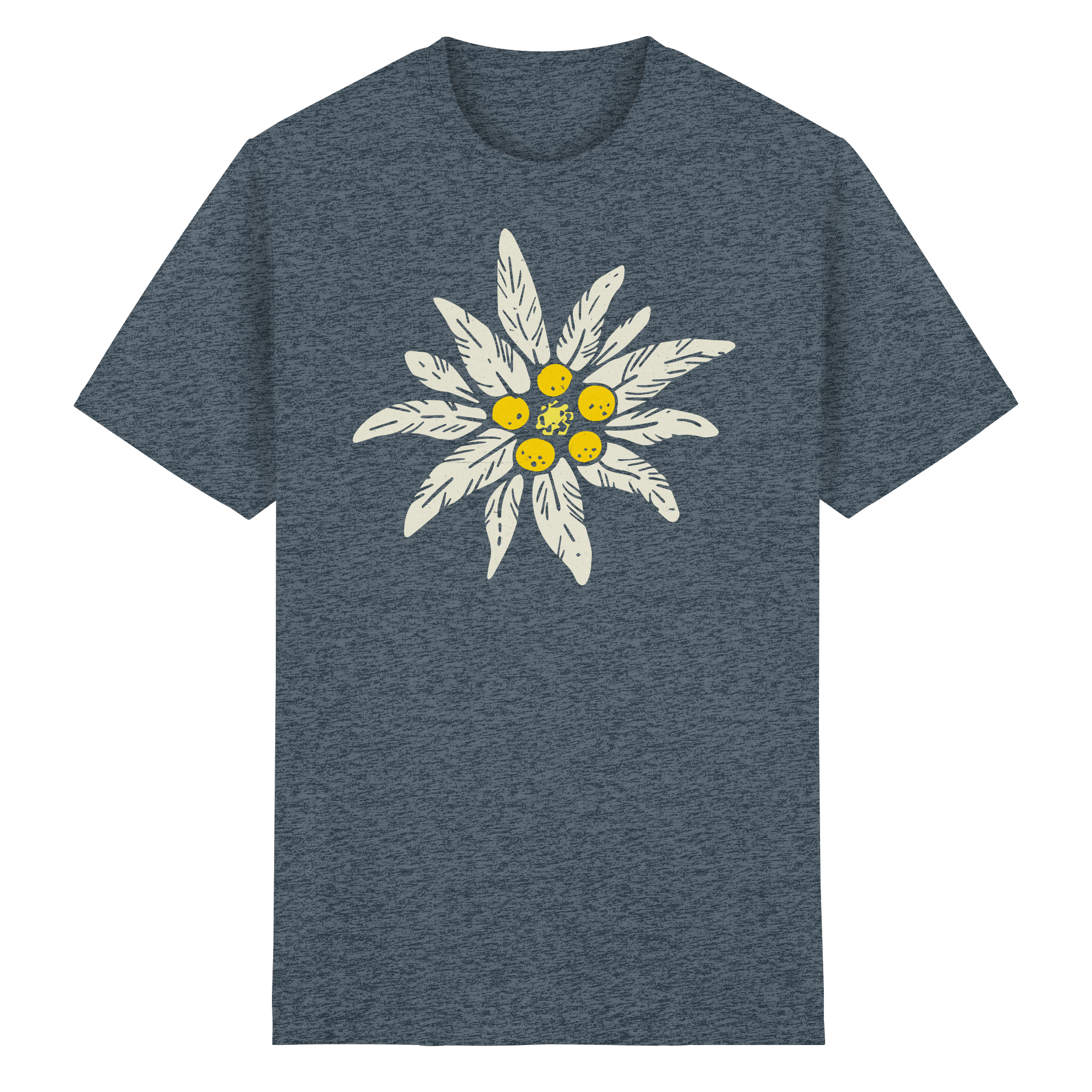 Stella alpina - T-Shirt unisex in cottone biologico