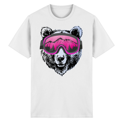 Orso Ski Donna - T-Shirt unisex in cottone biologico