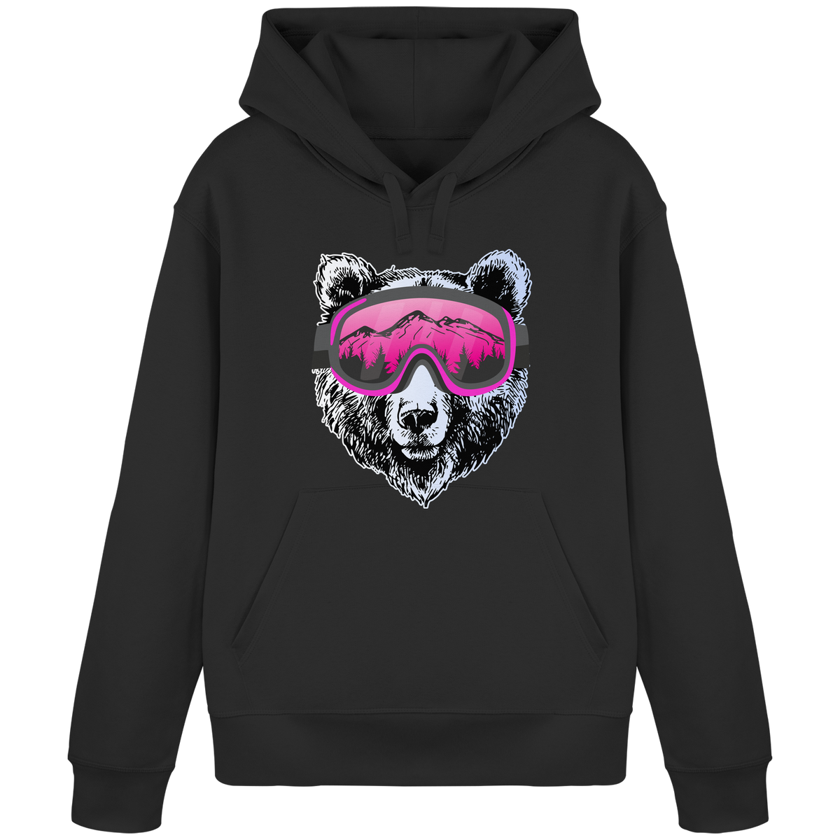 Orso Ski Donna - Felpa unisex in cottone biologico