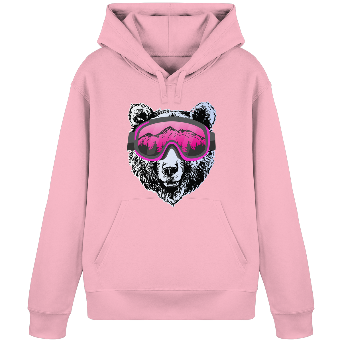 Orso Ski Donna - Felpa unisex in cottone biologico